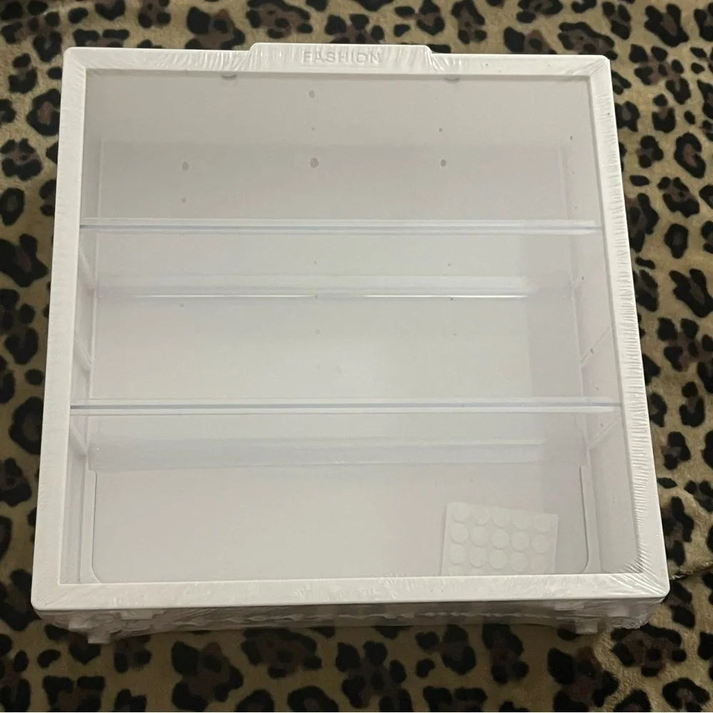 3-Layered Storage Box Display Shelf for Mini Toys